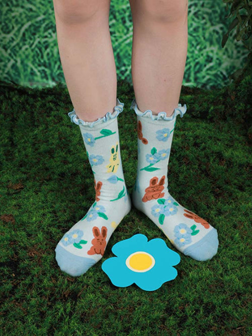 Chaussettes mi-mollet en forme de lapin mignon