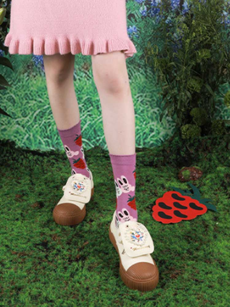 Chaussettes mi-mollet en forme de lapin mignon