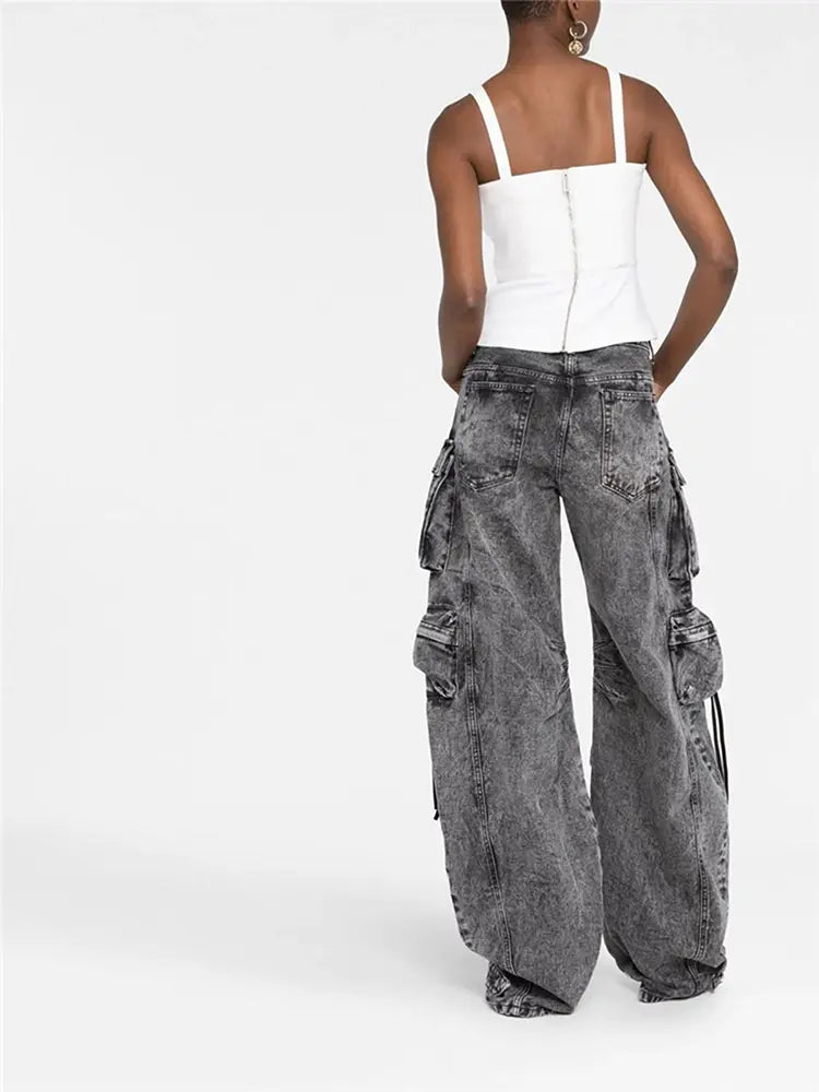 Jean cargo style urbain