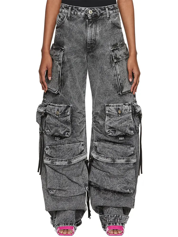 Jean cargo style urbain