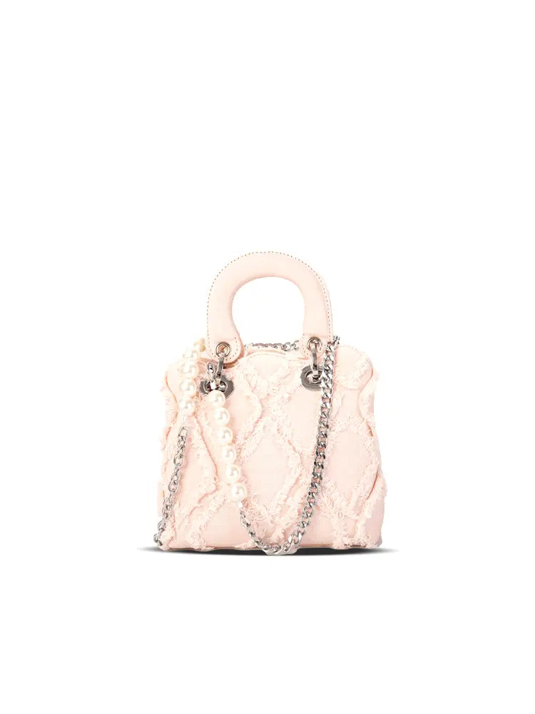 Sac à bandoulière et à poignée supérieure en denim pour l'été