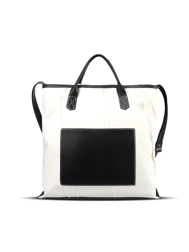 Nouveau sac fourre-tout en toile grande capacité