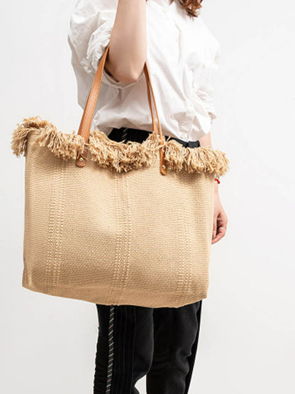 Sac fourre-tout en toile à bandoulière