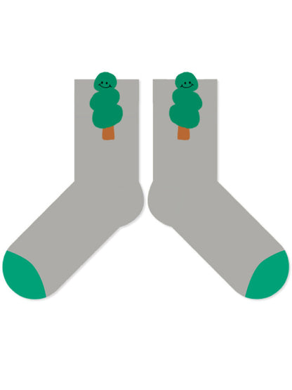 Fun and Cute Cartoon Pattern Cotton Socks