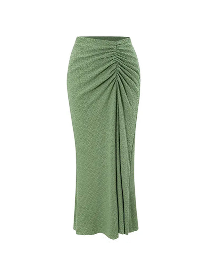 Ensemble bikini Boho vert sauge pour femme