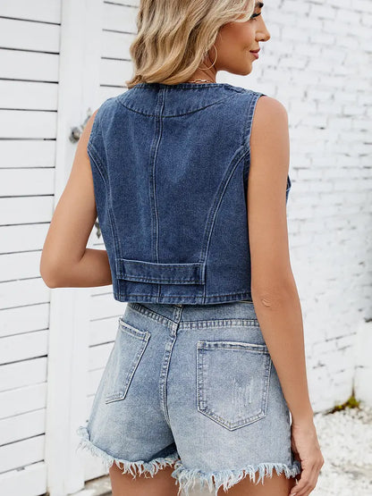 Débardeur en jean tendance