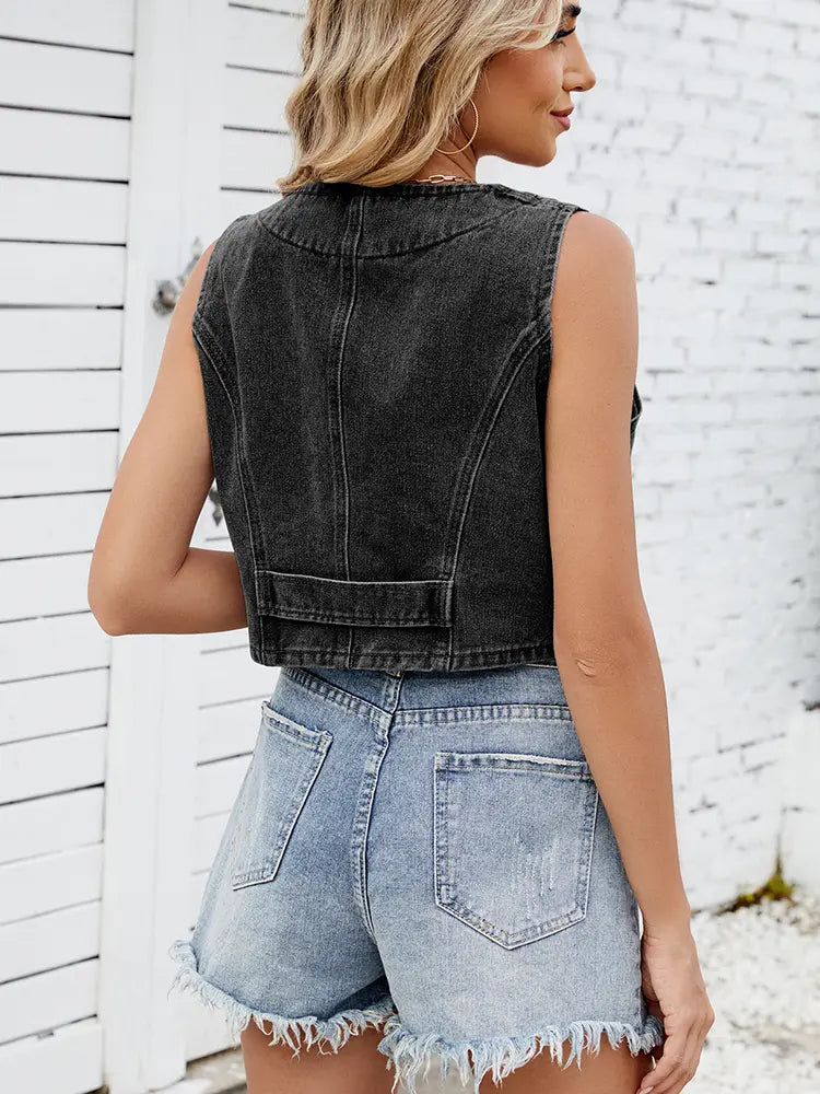Débardeur en jean tendance