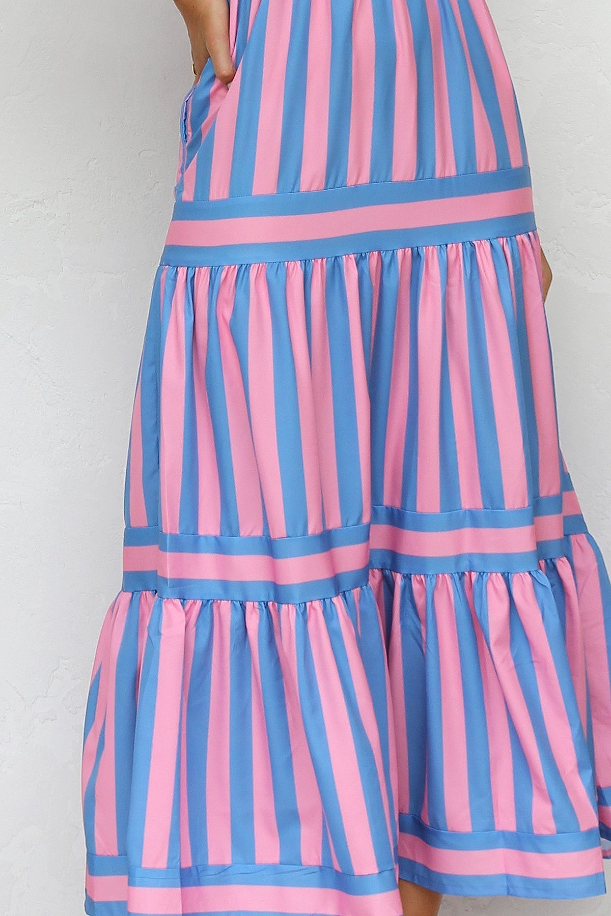 Robe Laina ROSE/BLEU