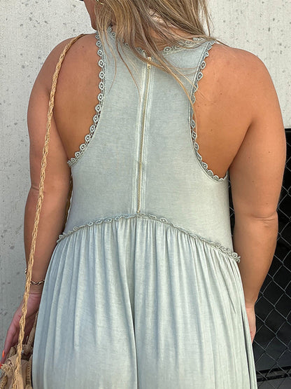 Robe fendue à panneaux