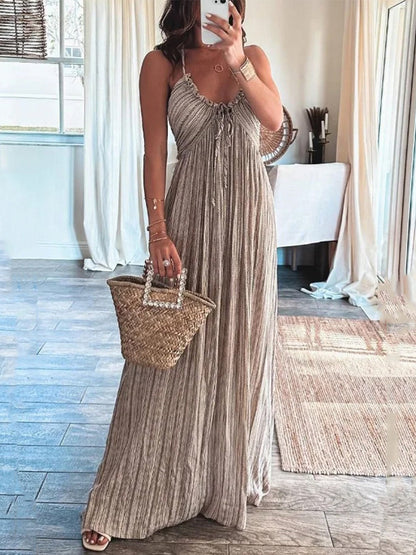Sexy Sling Loose Long Dress