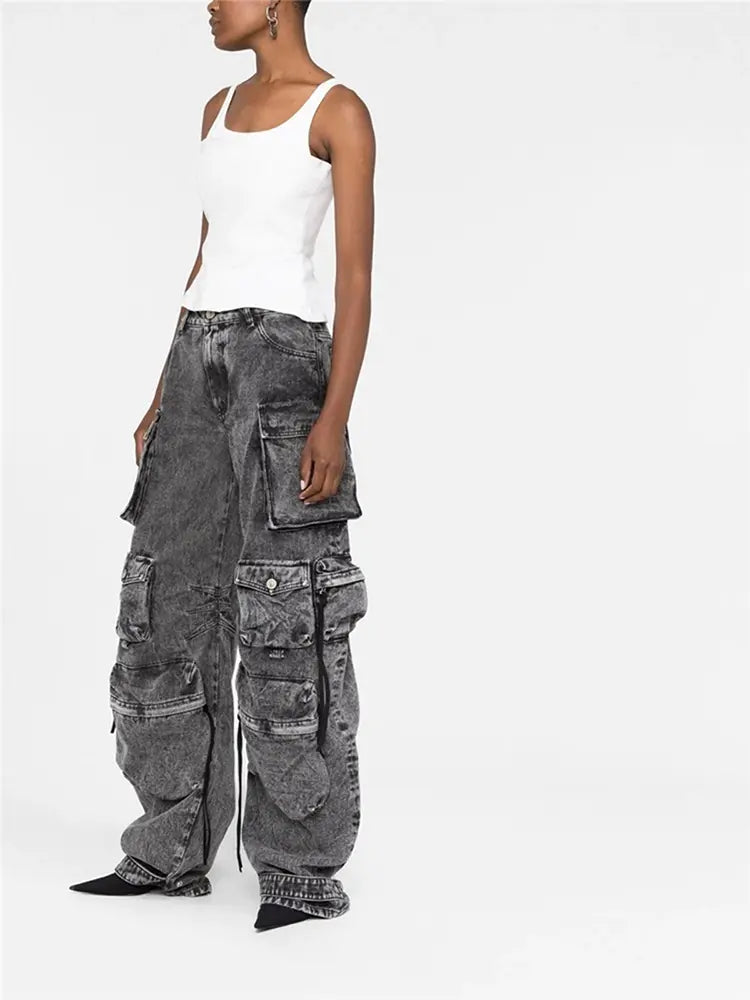 Jean cargo style urbain