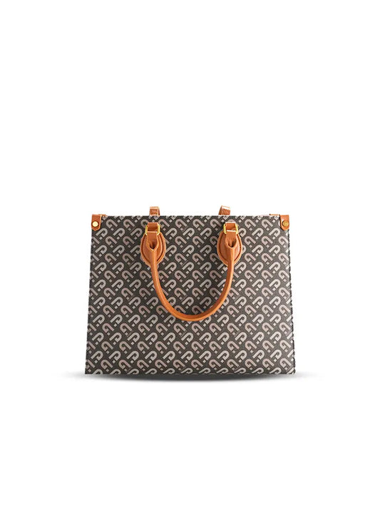 Sac fourre-tout grande capacité à imprimé lettre sous les bras
