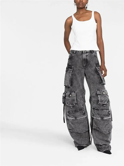 Jean cargo style urbain