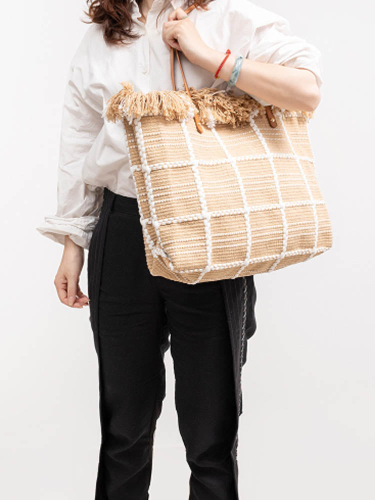 Sac fourre-tout en toile à bandoulière