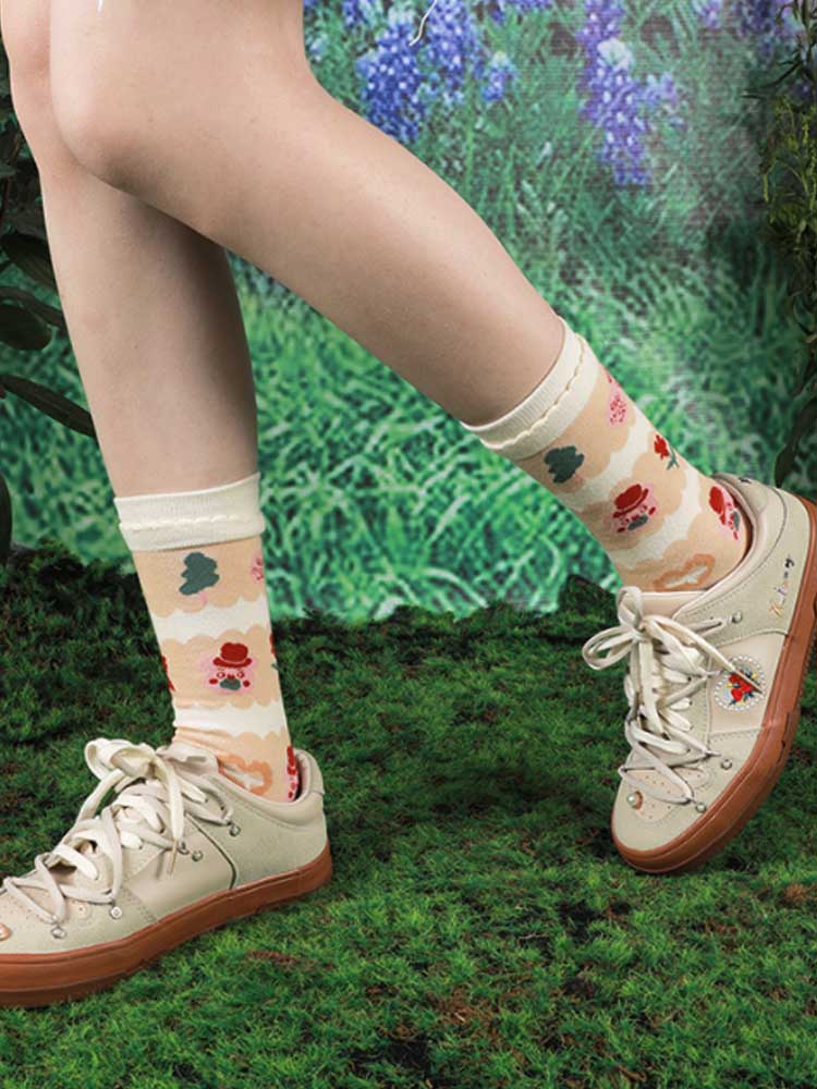 Chaussettes mi-mollet en forme de lapin mignon