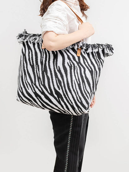 Sac fourre-tout en toile à bandoulière