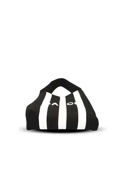 Sac fourre-tout en tricot colorblock