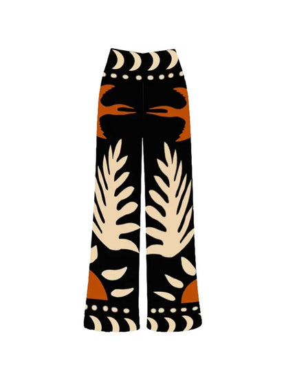 Printed High-Waist Bikini Set