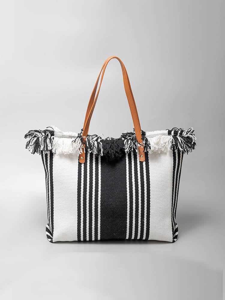 Sac fourre-tout en toile à bandoulière