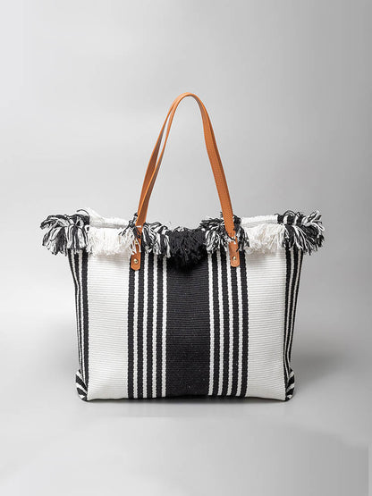 Sac fourre-tout en toile à bandoulière