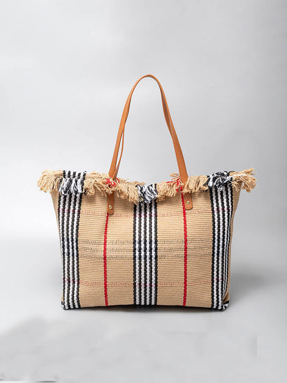 Sac fourre-tout en toile à bandoulière