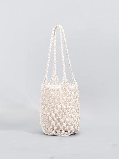 Sac en filet de pêche tissé en fil de coton