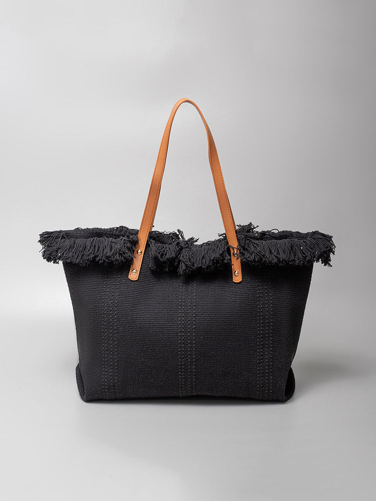 Sac fourre-tout en toile à bandoulière