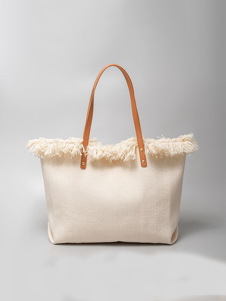 Sac fourre-tout en toile à bandoulière